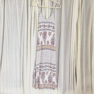 Old Navy Criss Cross Sundress in White Floral